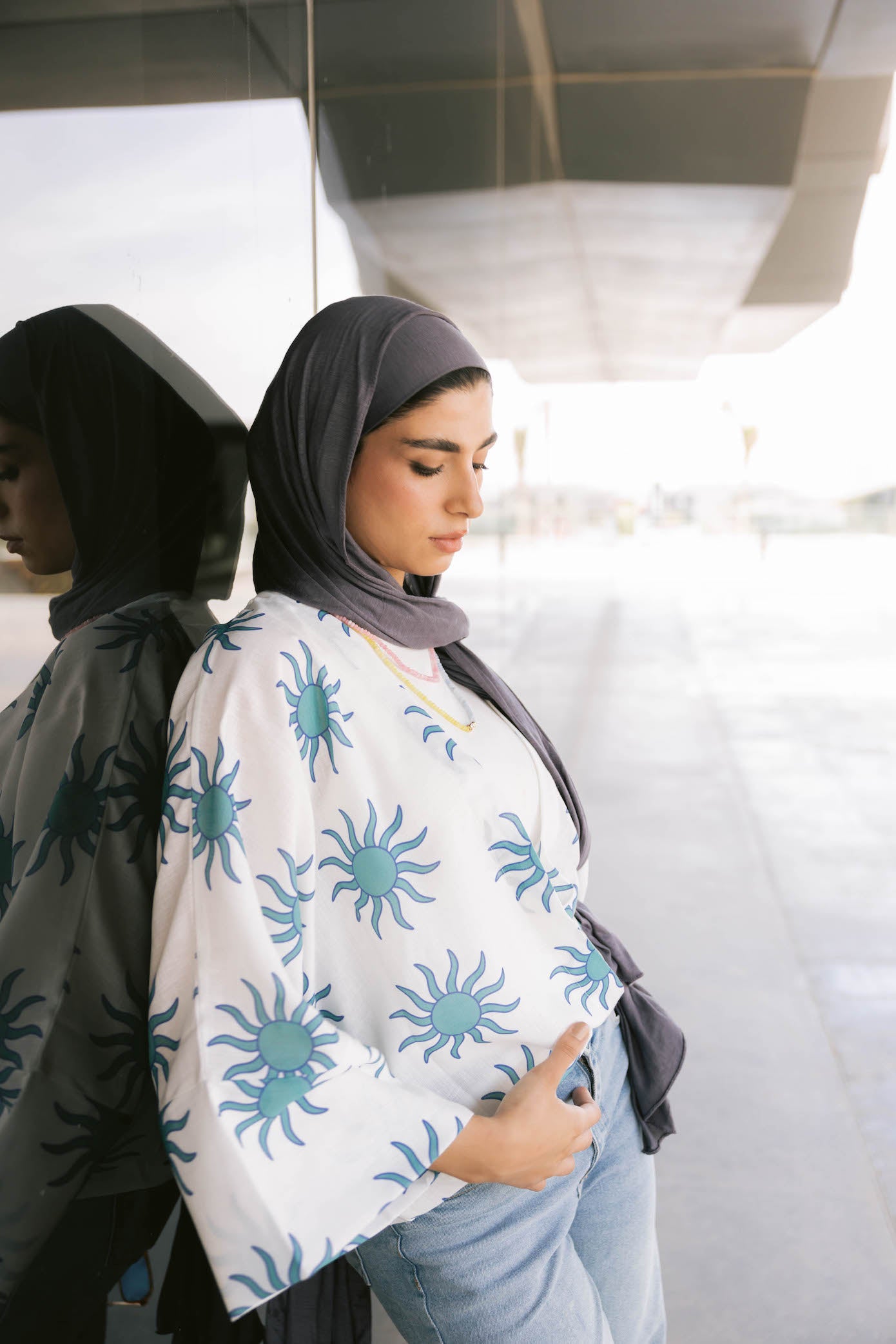 Soleil Linen Kimono - River