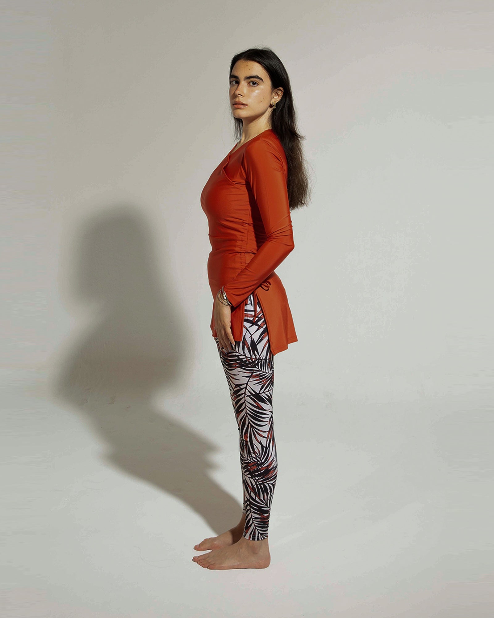 Croise Swim Top - Brick
