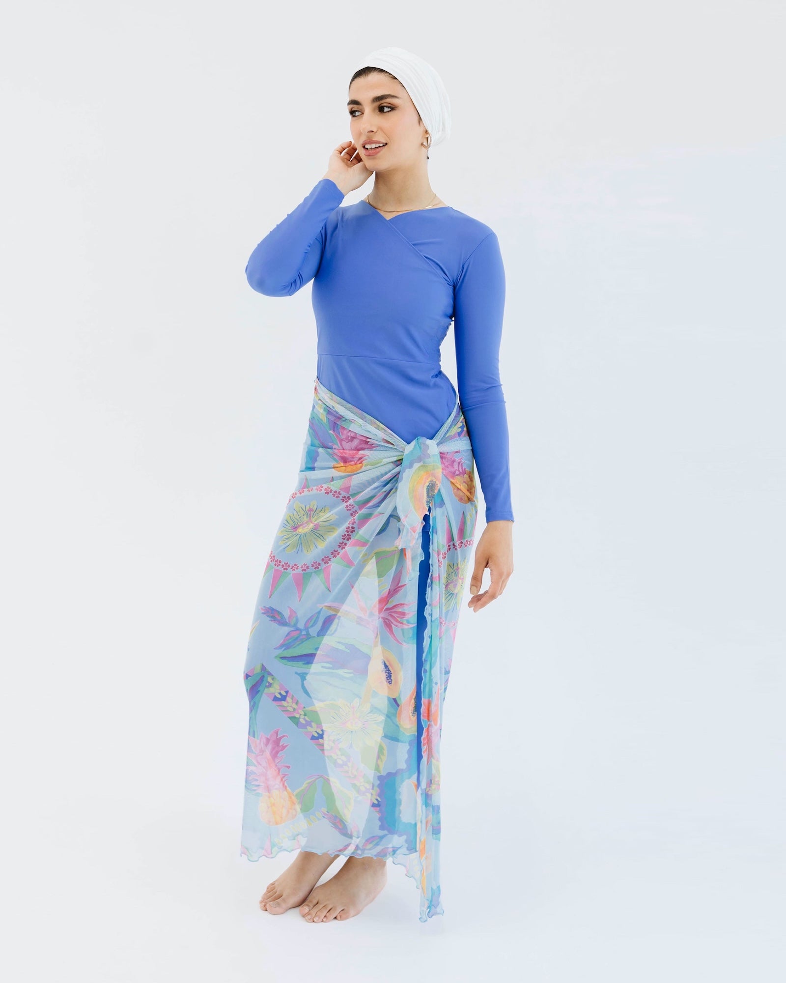 Croise Swim Top - Mandarin