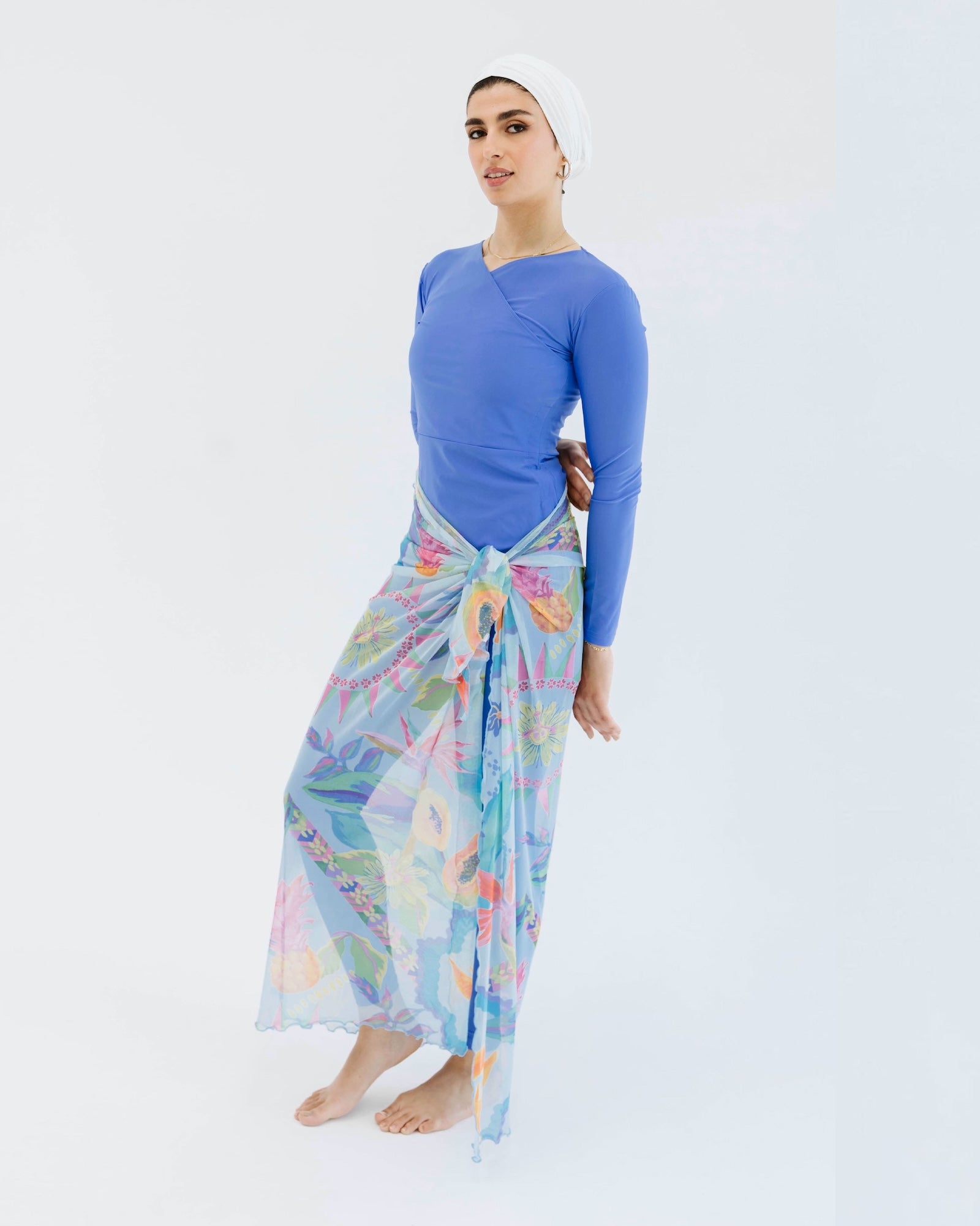 Croise Swim Top - Mandarin