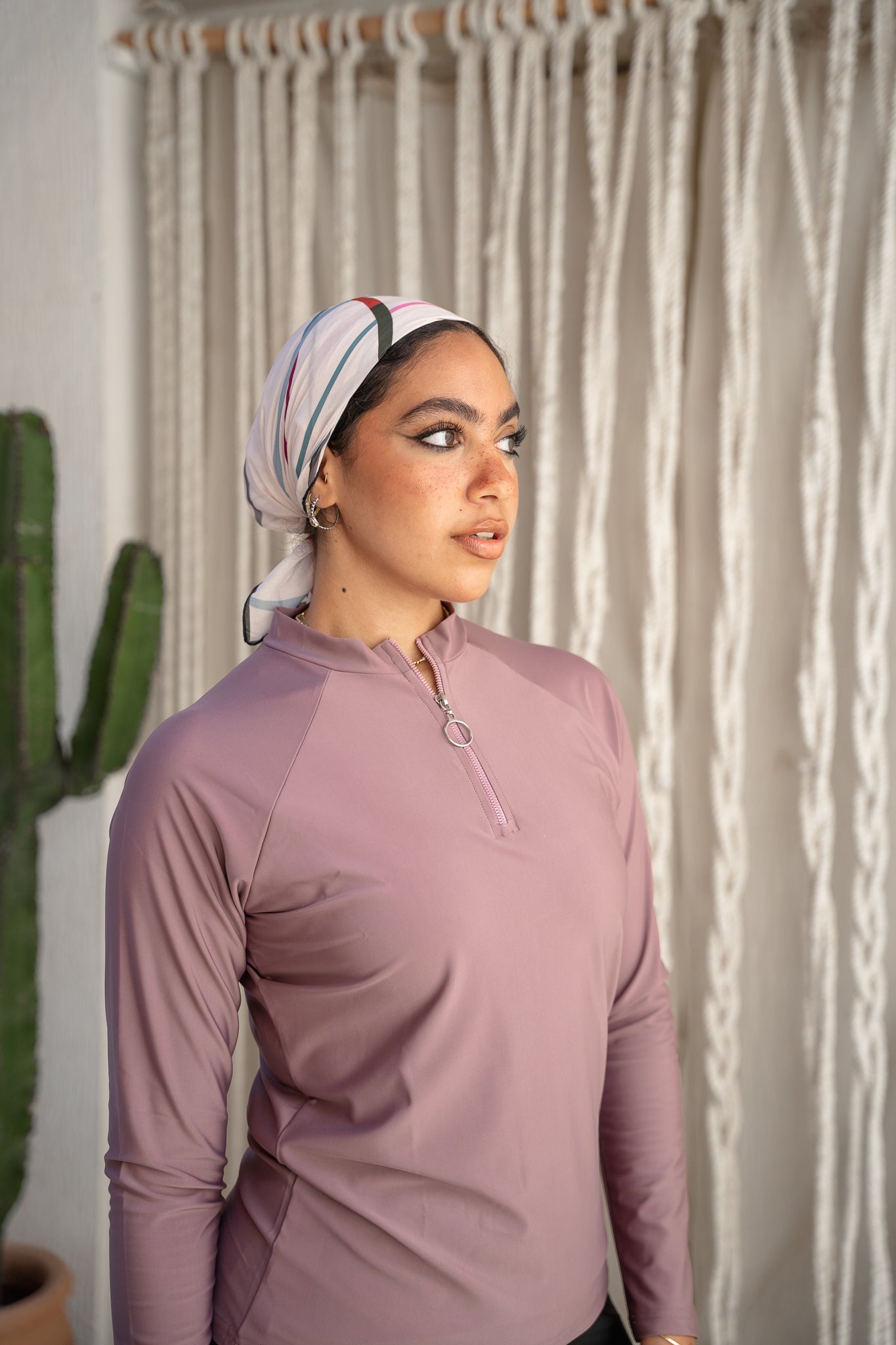 Rash Guard - Dusty Mauve
