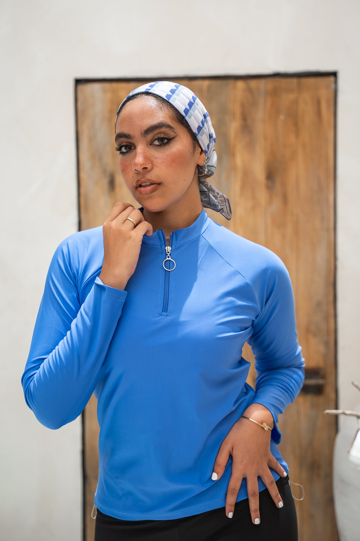 Rash Guard - Mandarin Blue