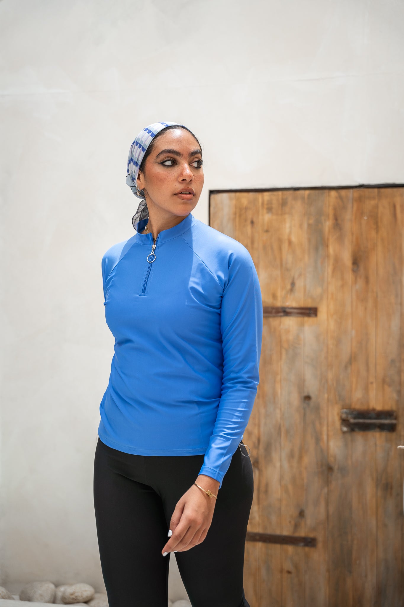 Rash Guard - Mandarin Blue