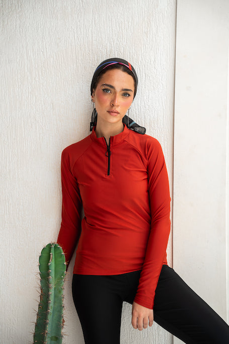 Rash Guard - Brick