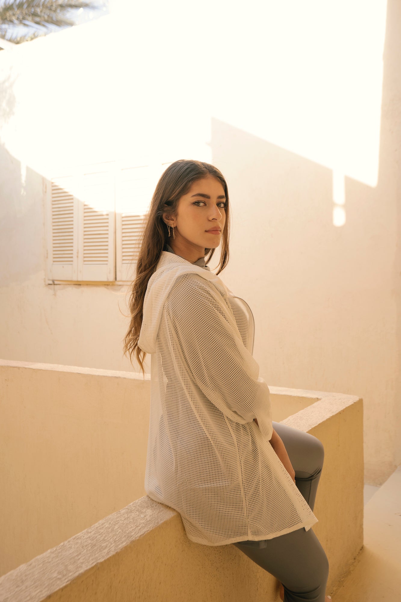 Net Jacket - White