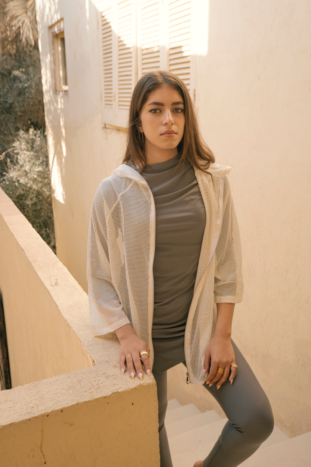Net Jacket - White