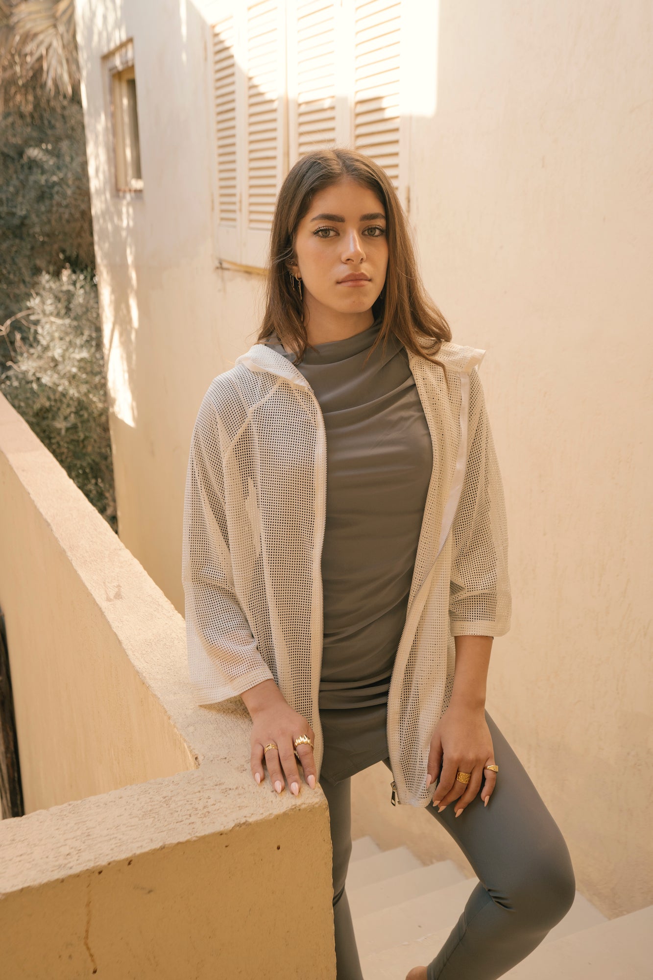Net Jacket - White