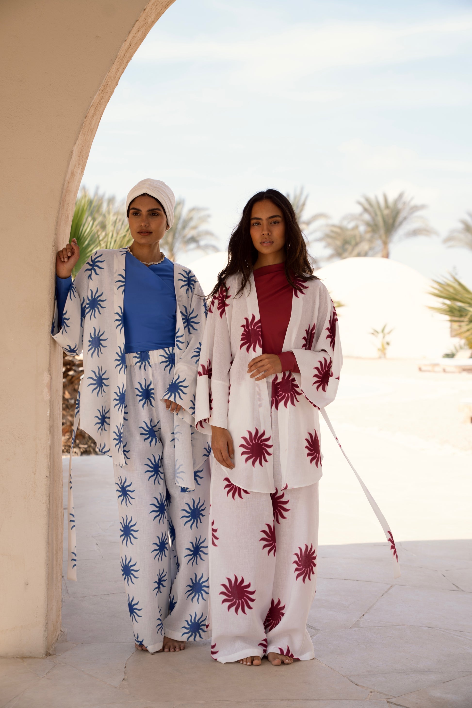 Soleil Linen Pants - Manderin