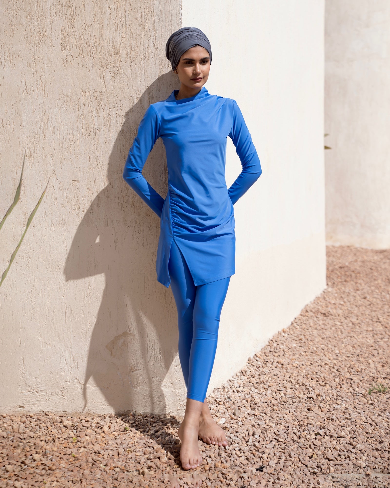 Drape Swim Top - Mandarin