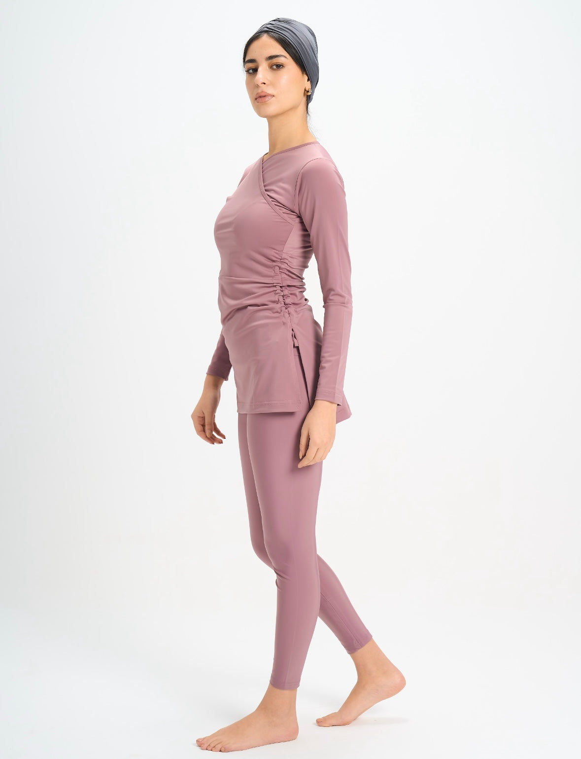 Swim Leggings - Dusty Mauve
