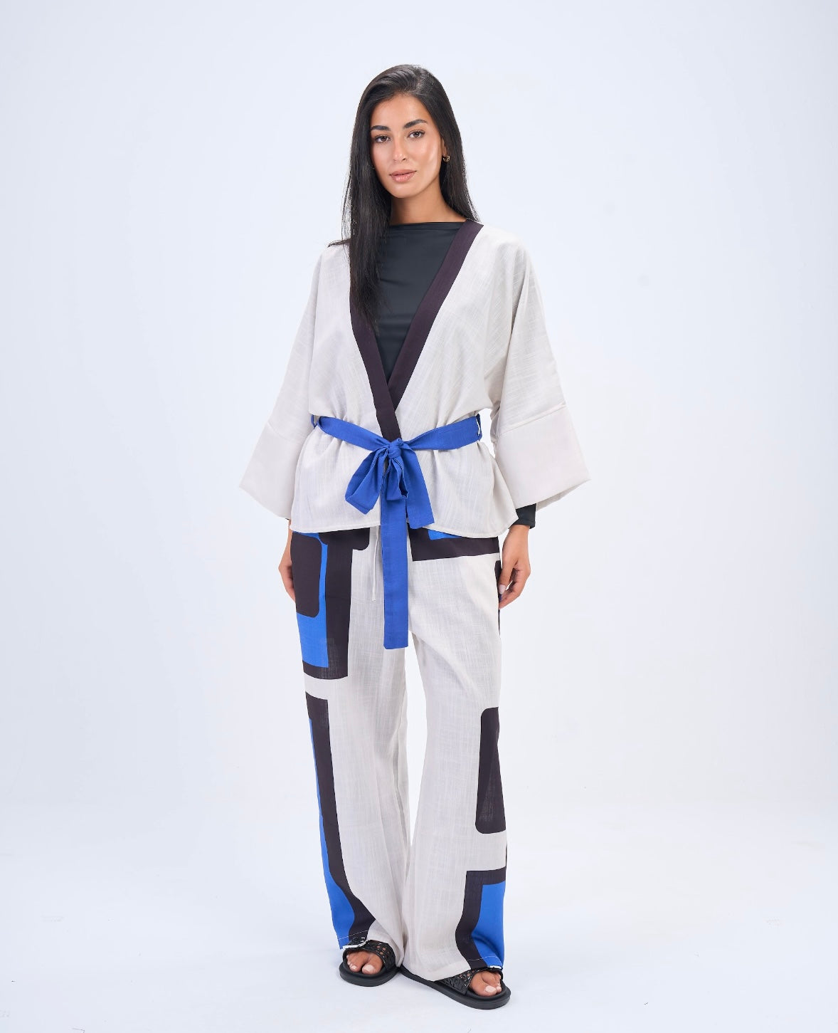 Terra Linen Set In - Black