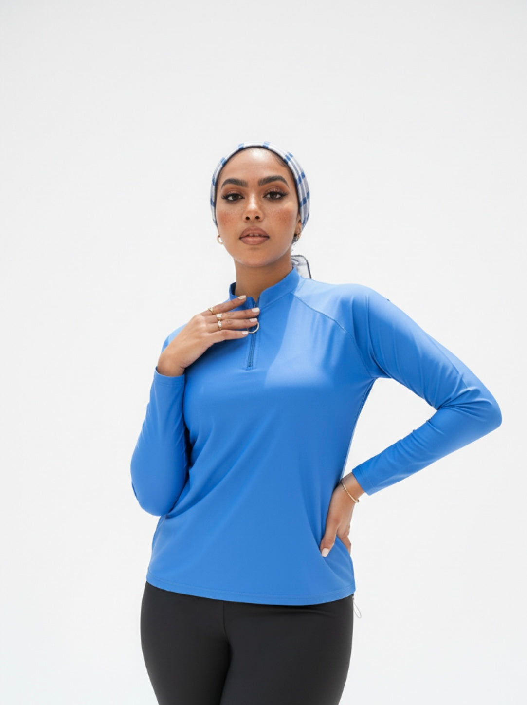 Rash Guard - Mandarin Blue