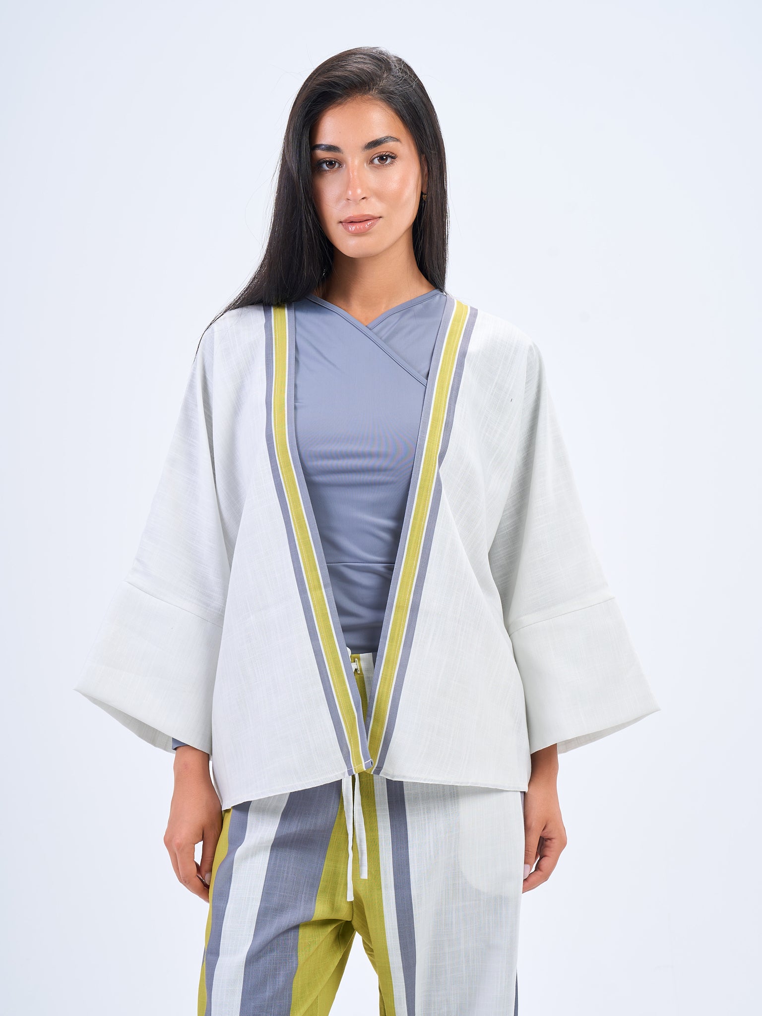 Coastal  Linen Set - Lime