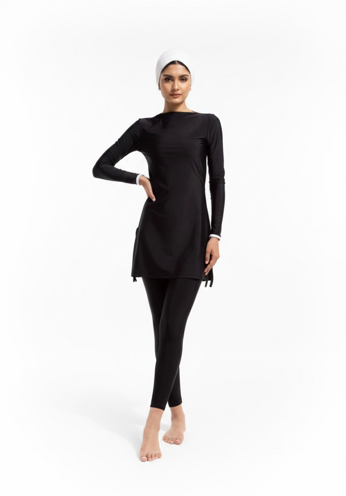 Sabrina Swim Top - Black