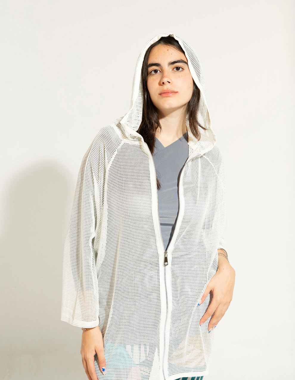 Net Jacket - White