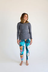 Swim Leggings - Pina Colada