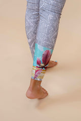 Swim Leggings - Tribal Flower