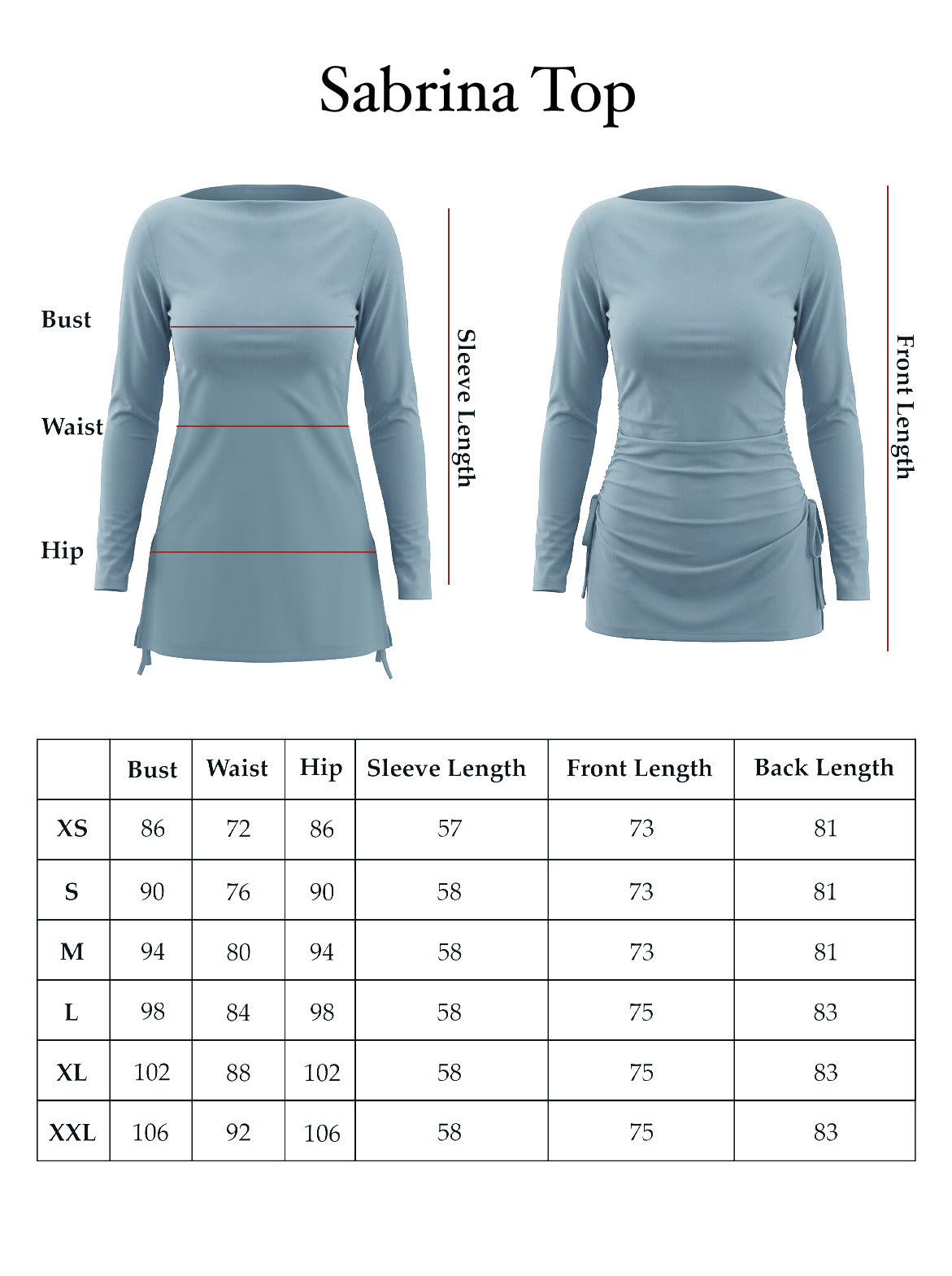 Sabrina Swim Top - Black