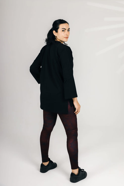 Active Leggings - Dusky Burgundy - Imperfect
