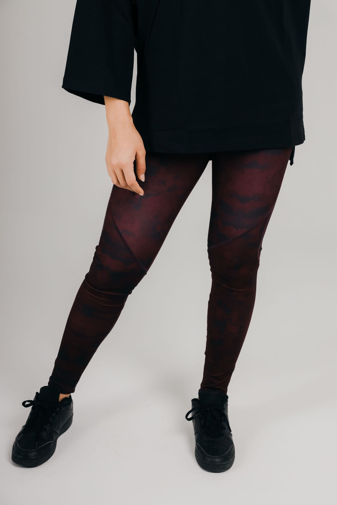 Active Leggings - Dusky Burgundy - Imperfect