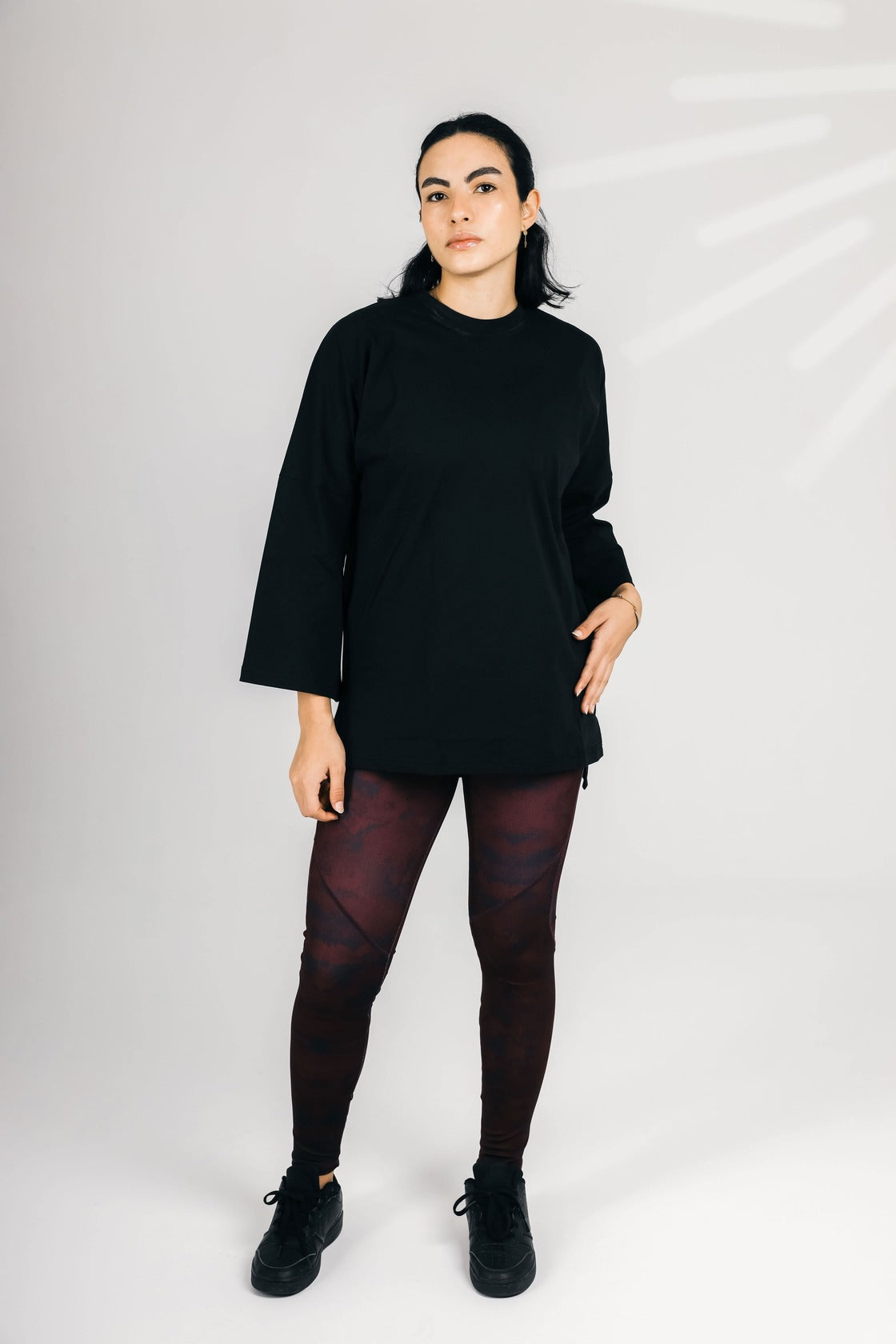 Active Leggings - Dusky Burgundy - Imperfect
