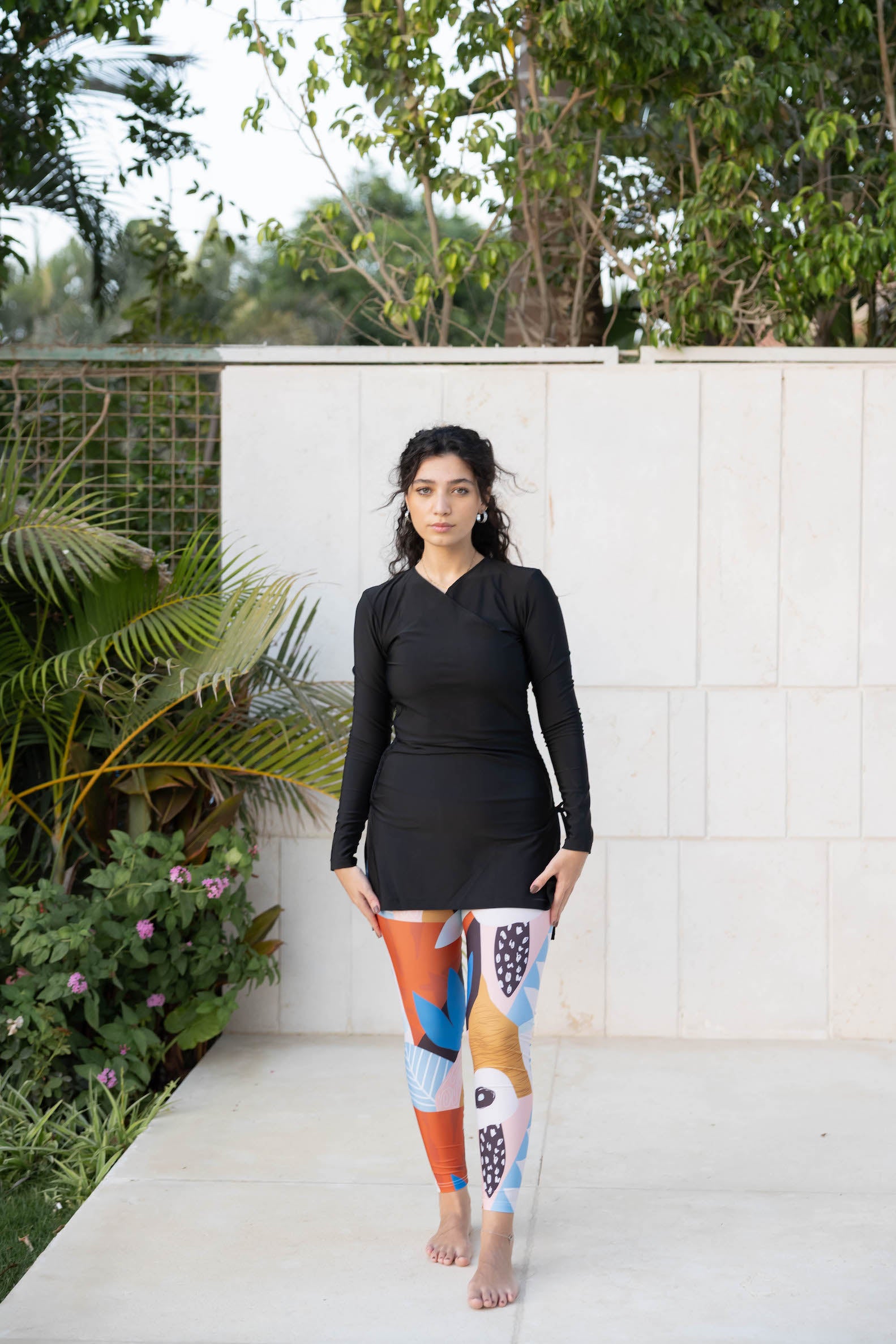 Swim Leggings - Paradise Bird