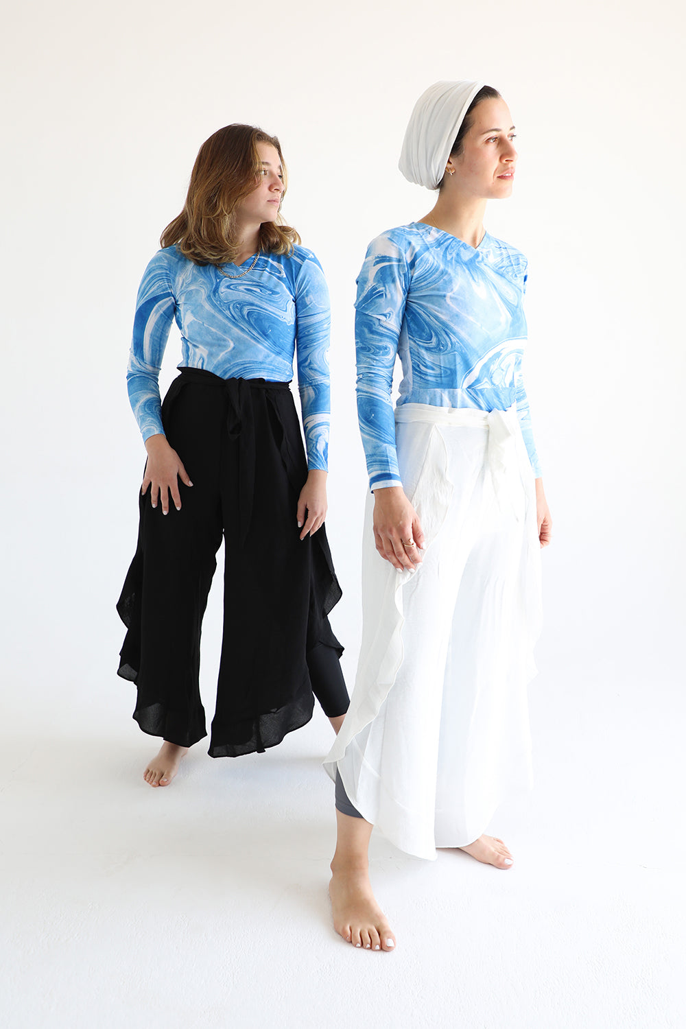 Ruffle Pants - White