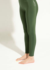 Swim Leggings - Olive Green