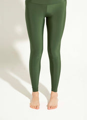 Swim Leggings - Olive Green