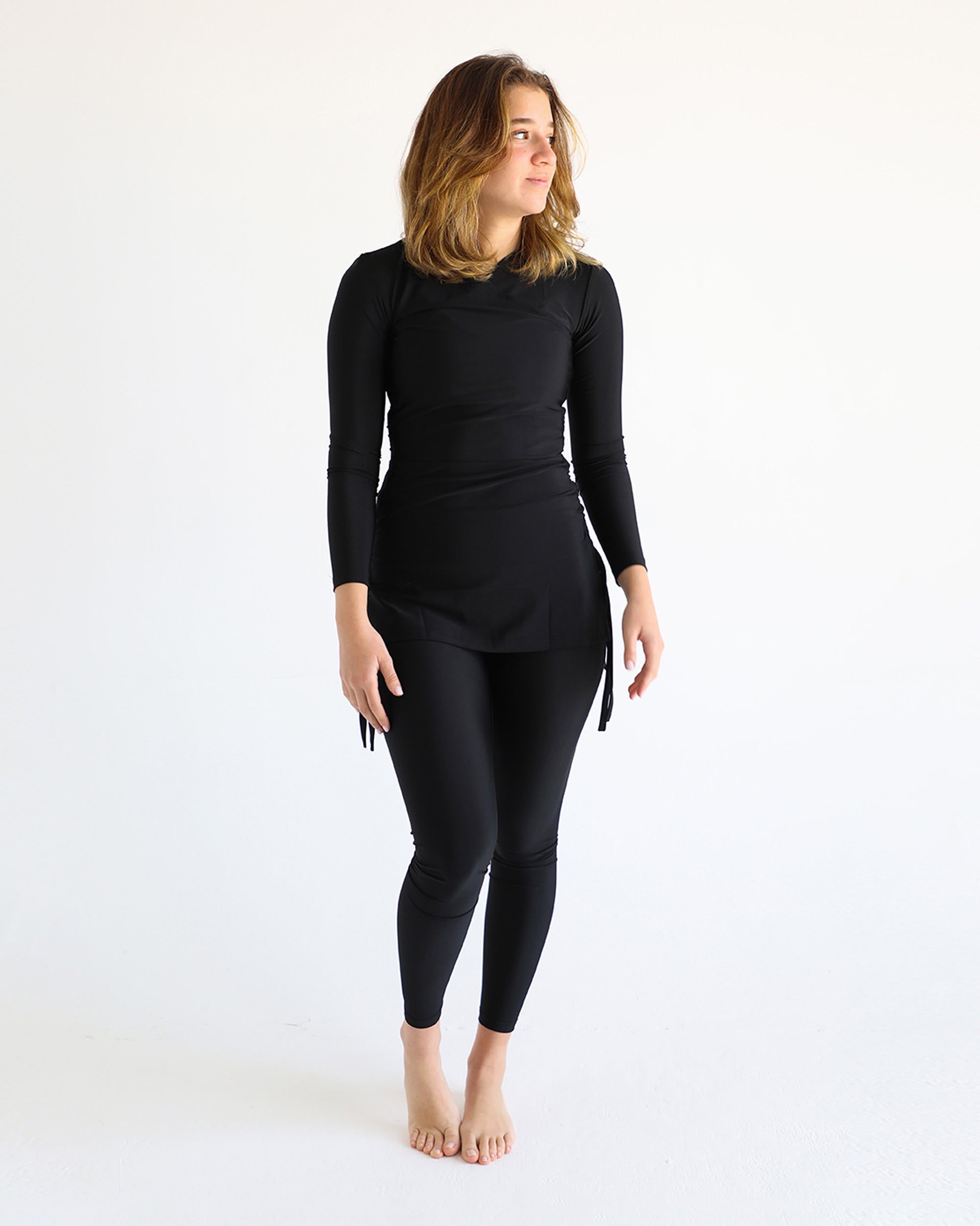 Swim Leggings - Black