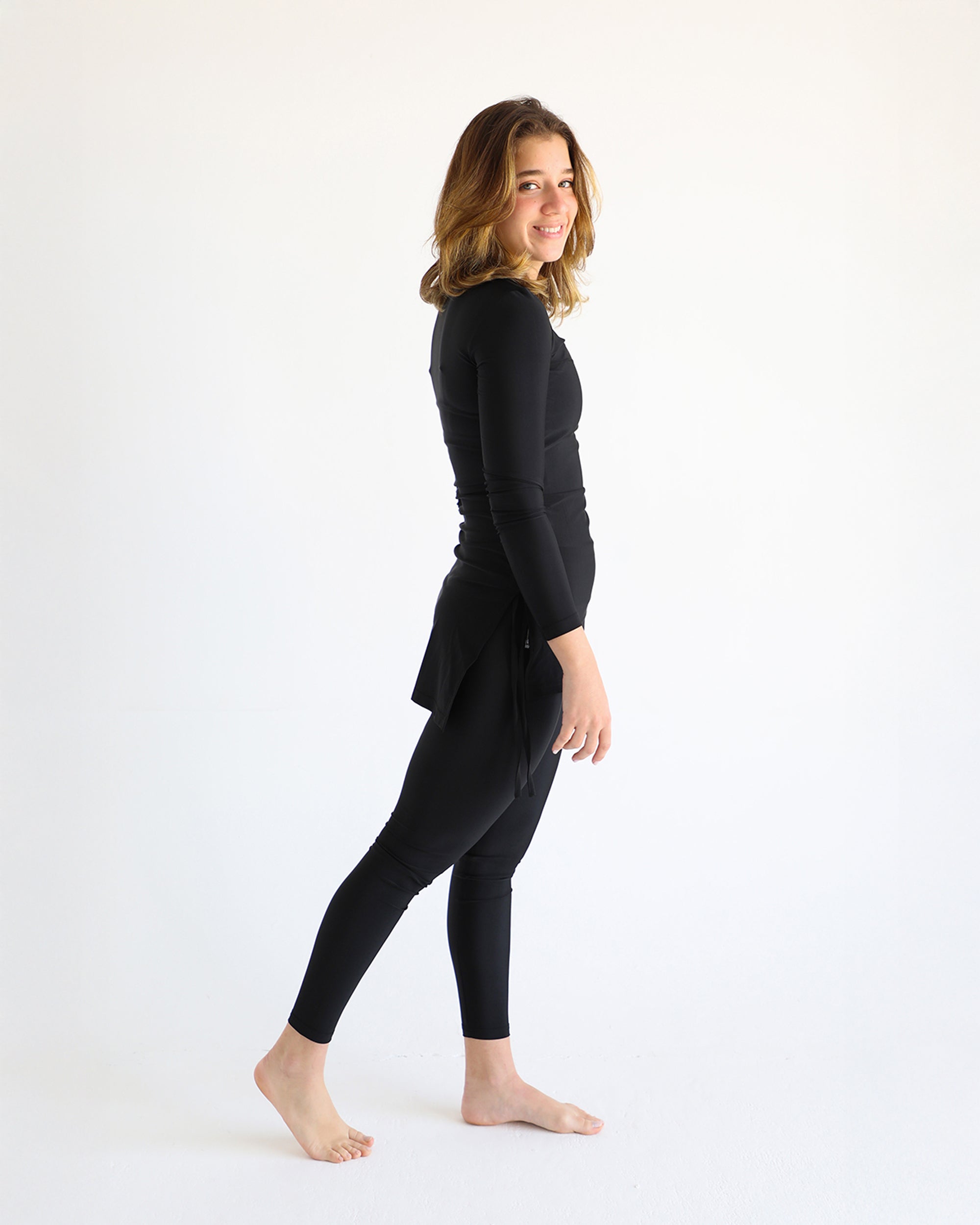 Swim Leggings - Black