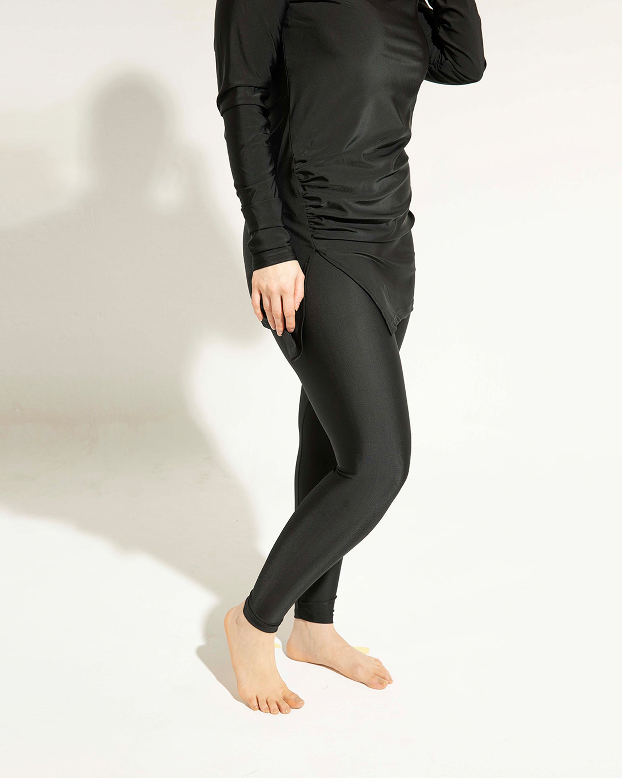 Swim Leggings - Black