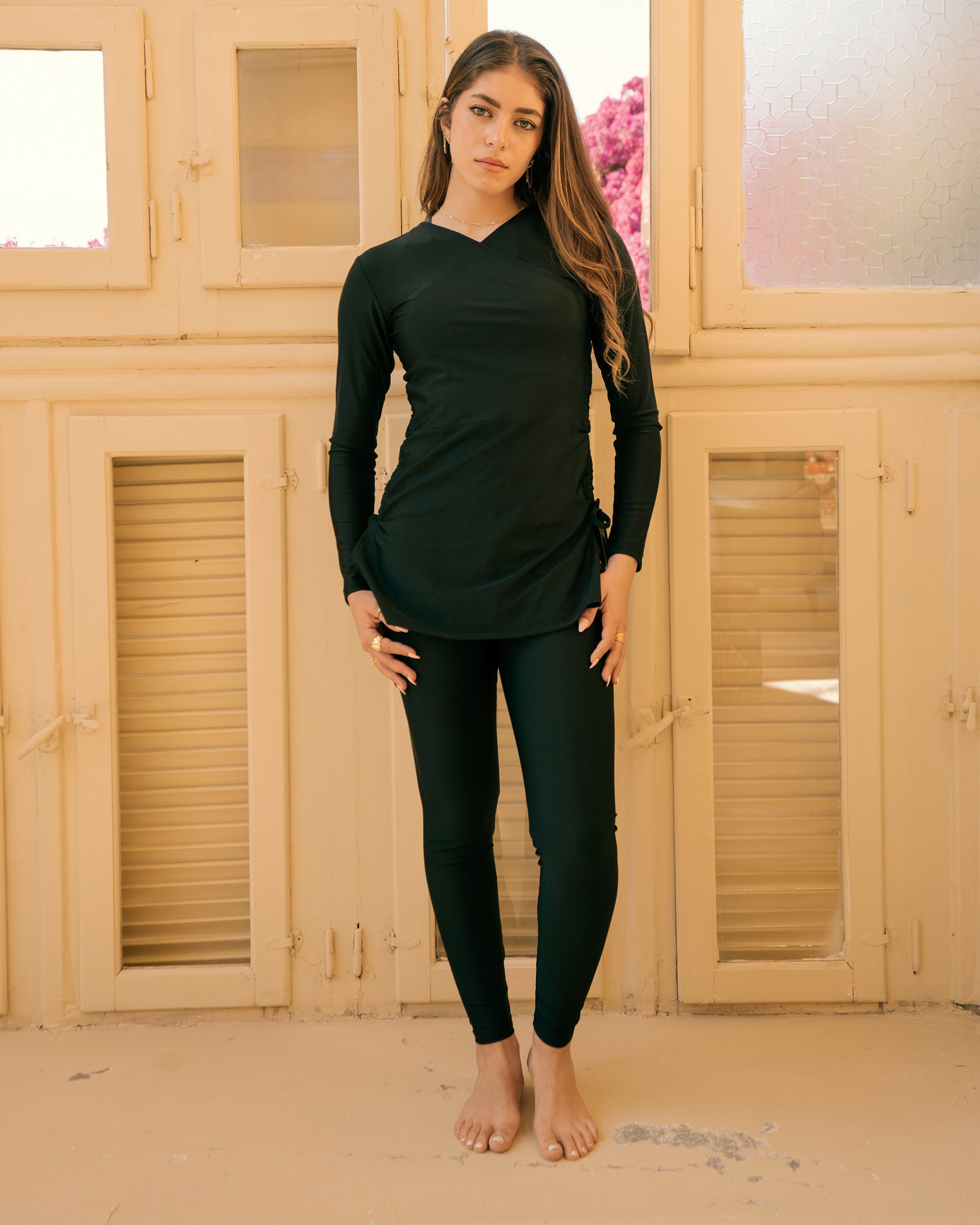 Swim Leggings - Black