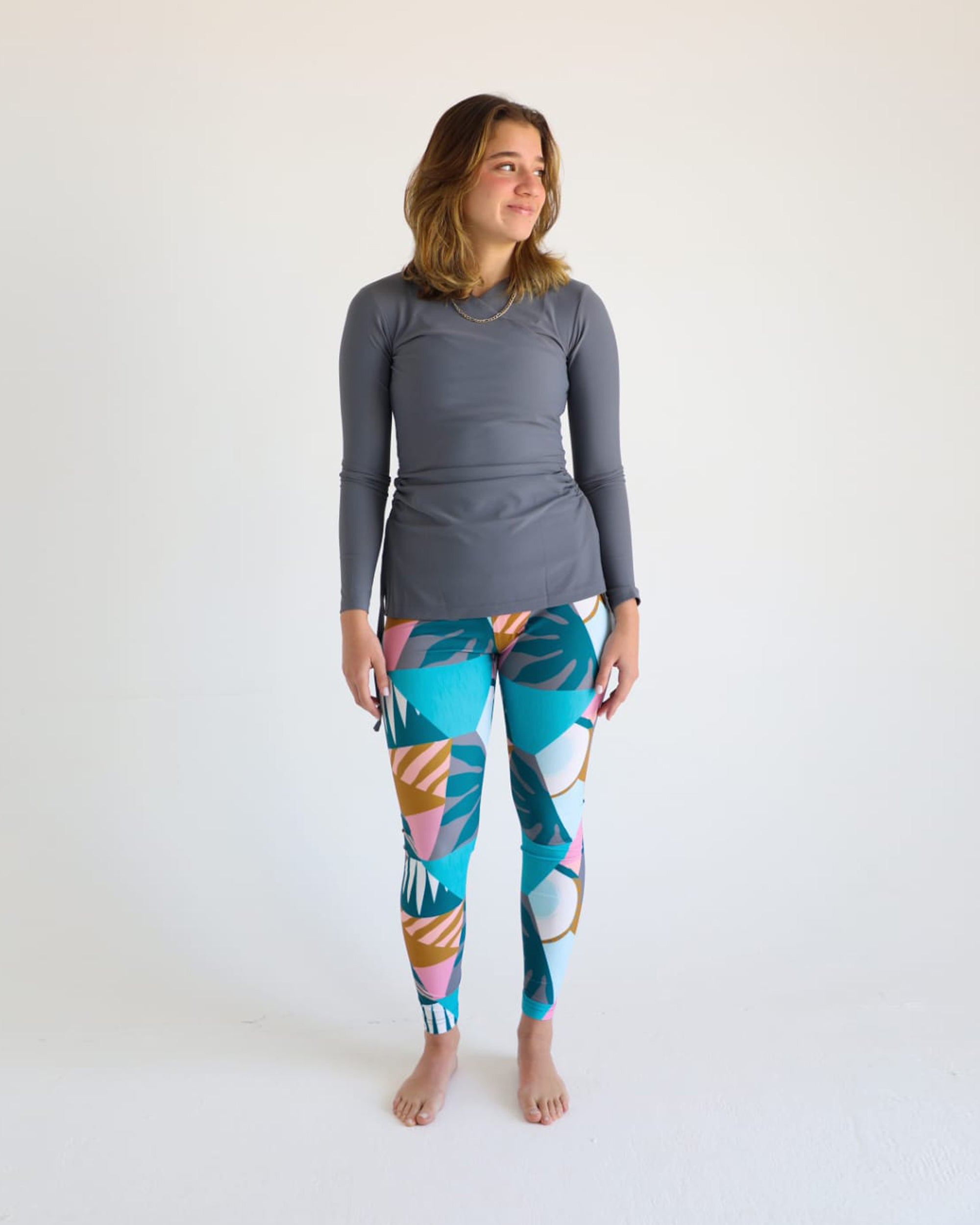 Swim Leggings - Pina Colada