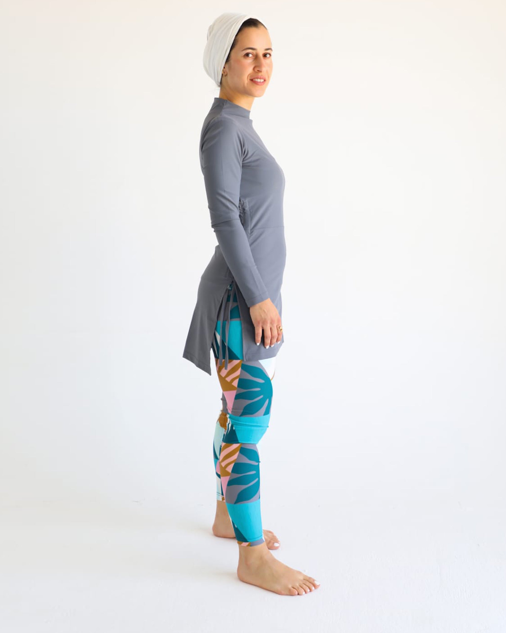 Swim Leggings - Pina Colada