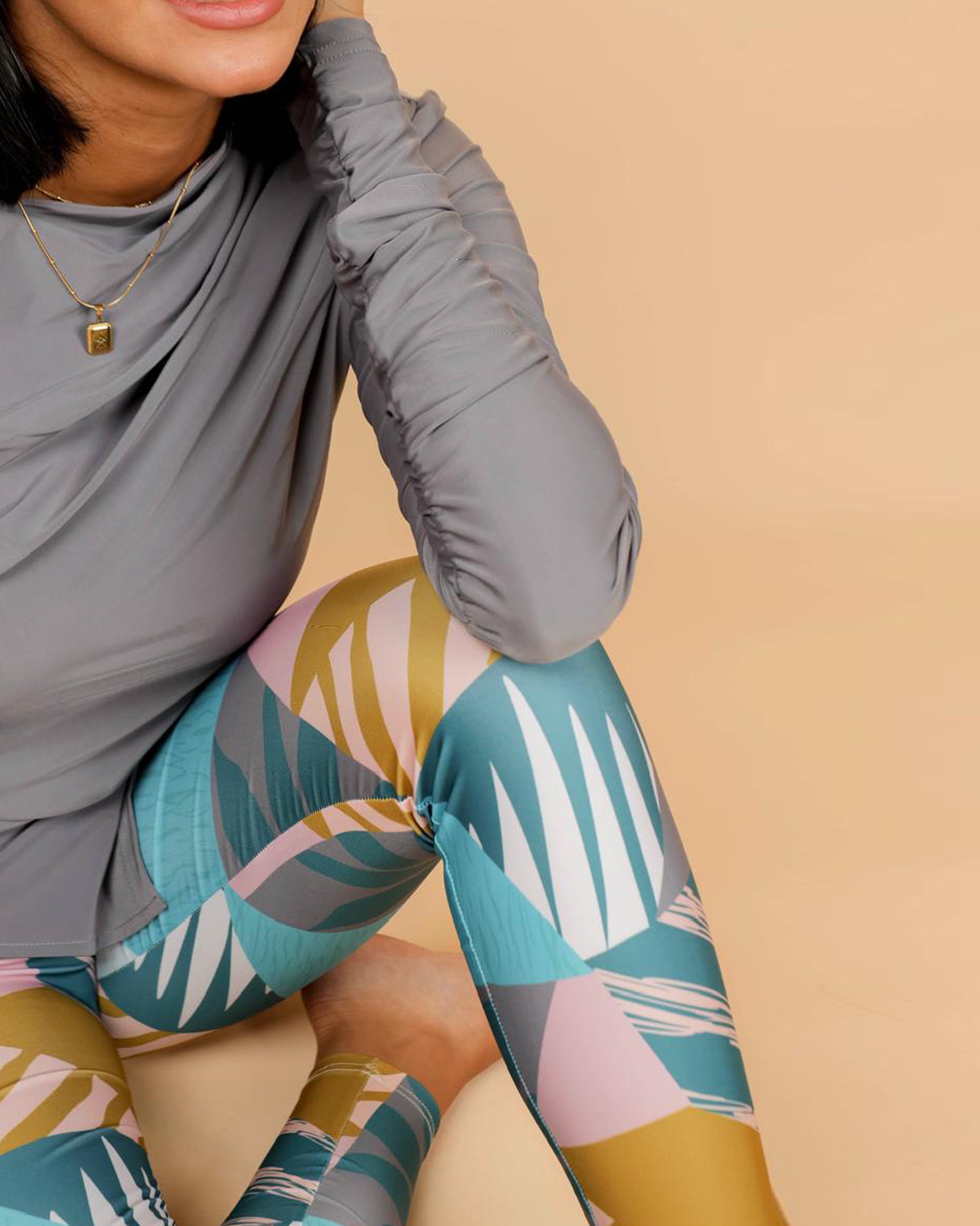 Swim Leggings - Pina Colada
