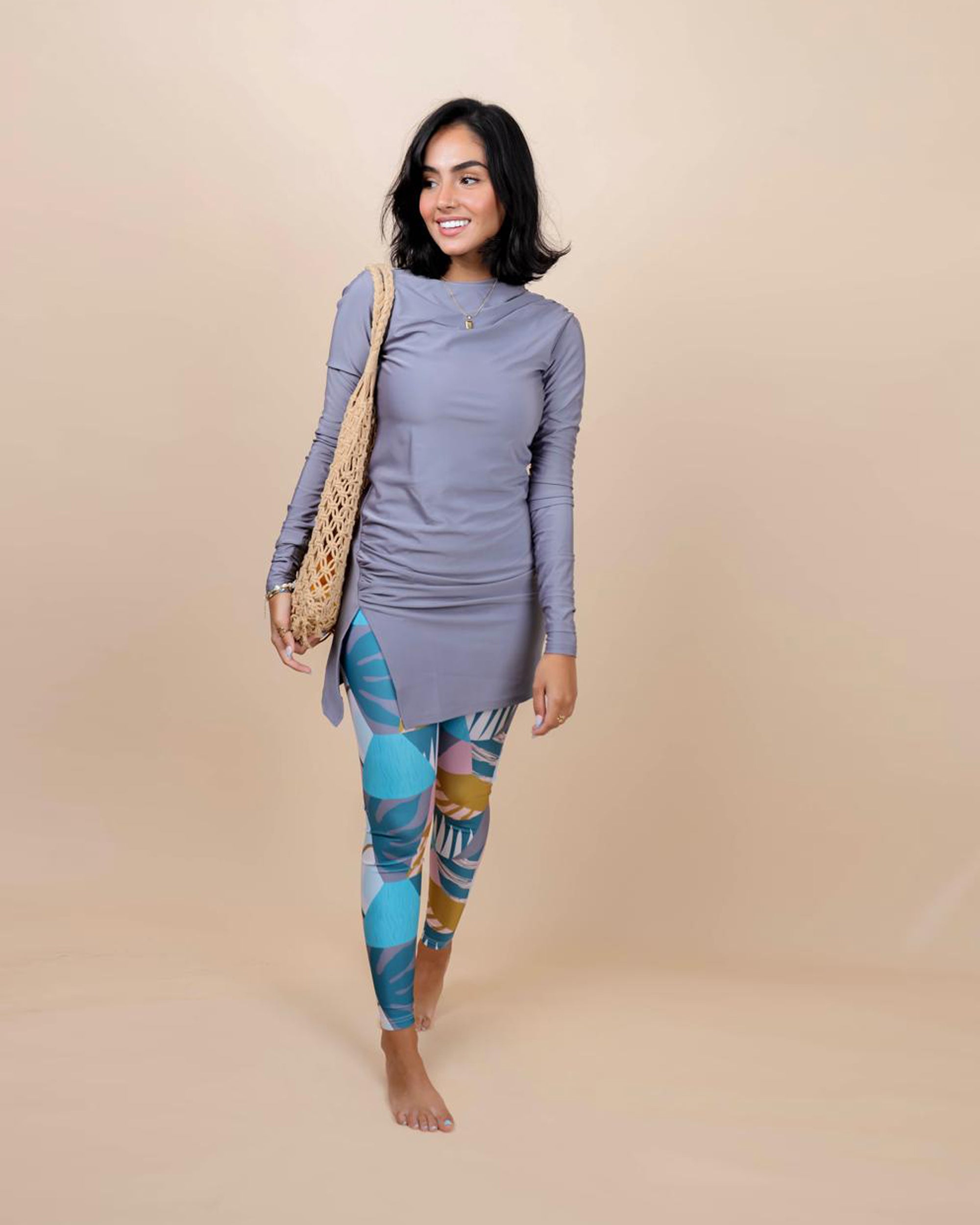 Swim Leggings - Pina Colada