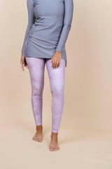 Swim Leggings - Marble Purple