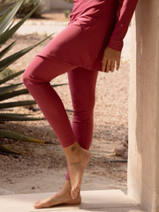Swim Leggings - Ruby